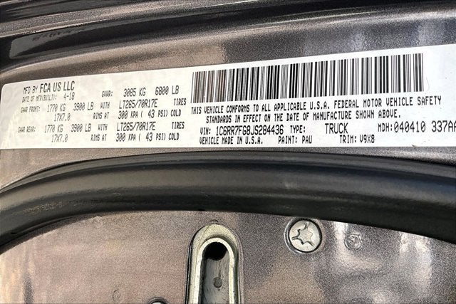 2018 RAM 1500 Tradesman