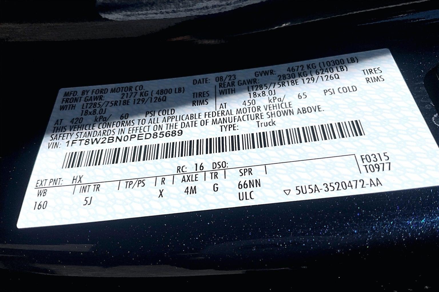 2023 Ford Super Duty F-250 SRW LARIAT TREMOR