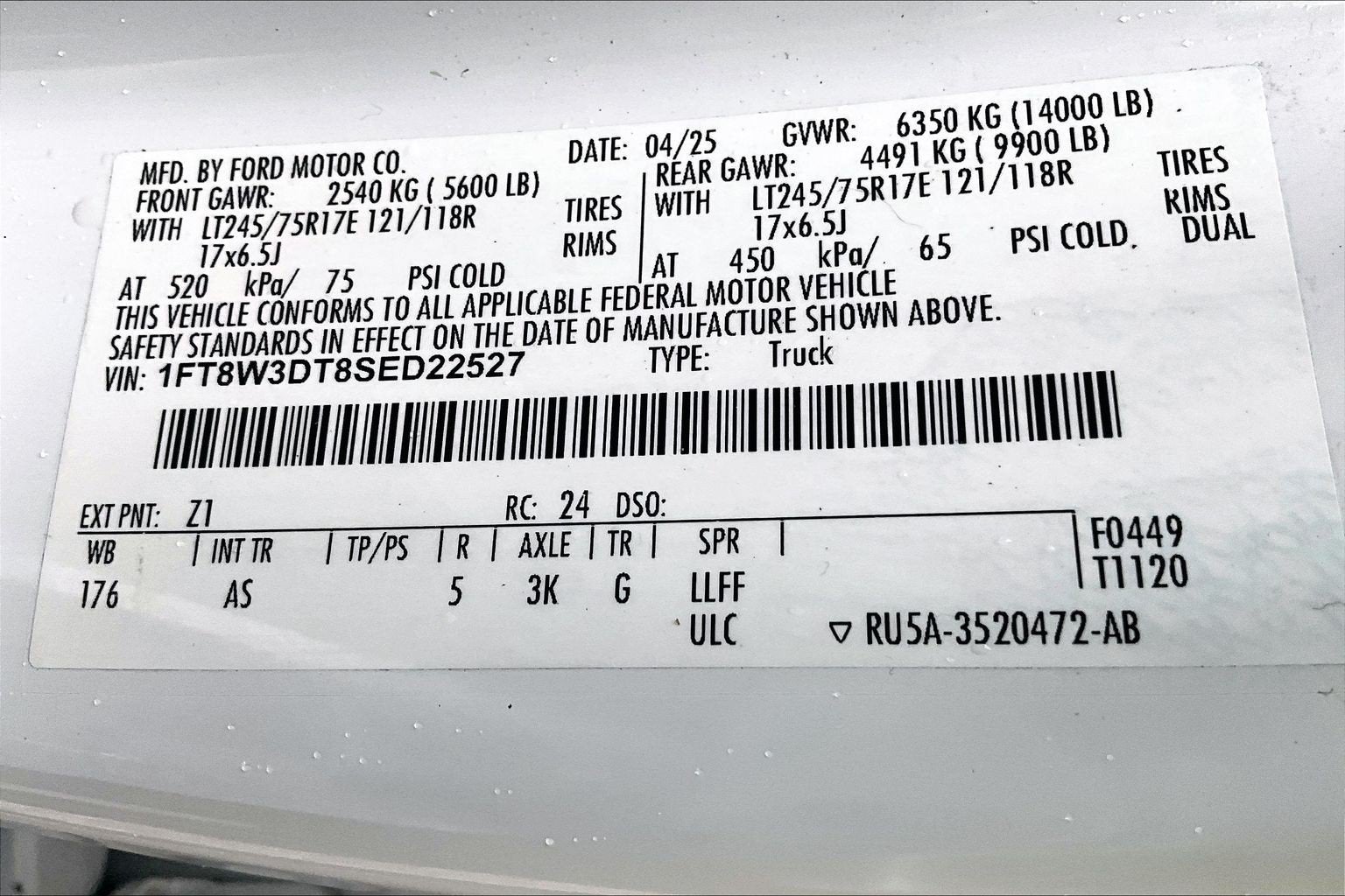 2025 Ford Super Duty F-350 DRW XL