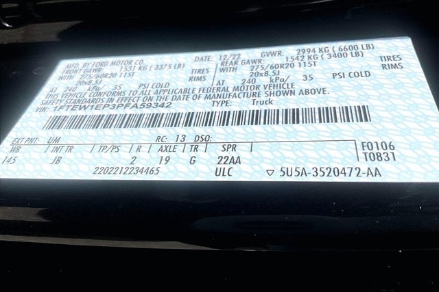 2023 Ford F-150 XL STX 4WD