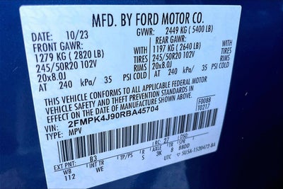 2024 Ford Edge ST LINE AWD