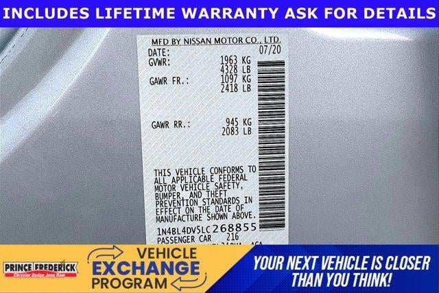 2020 Nissan Altima SV FWD