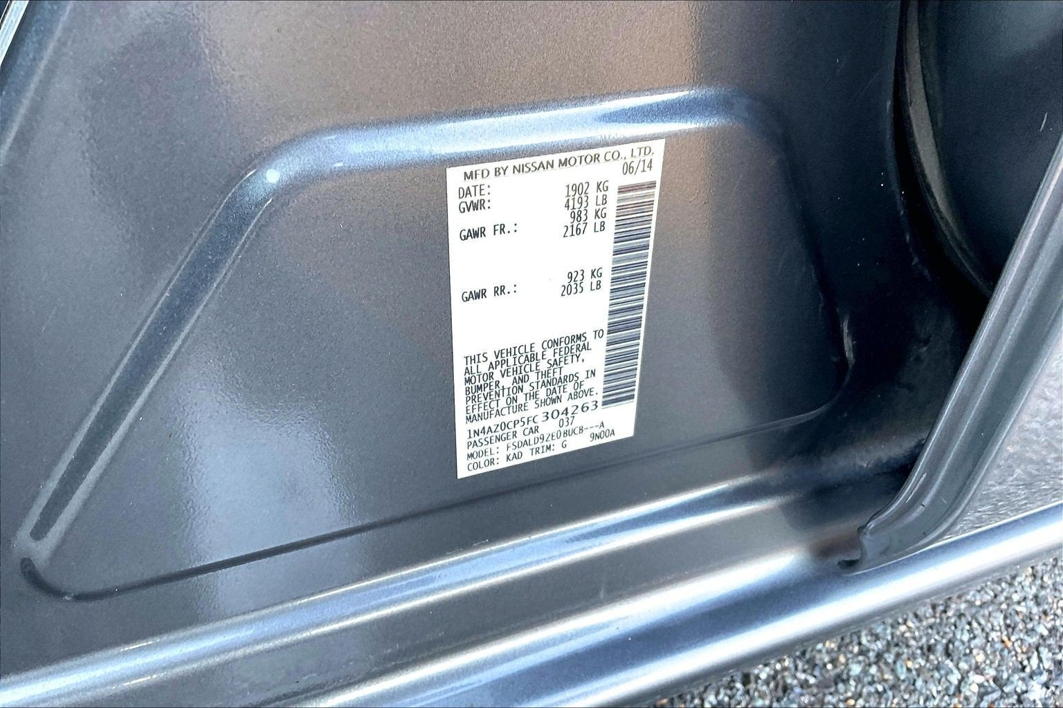 2015 Nissan LEAF SV