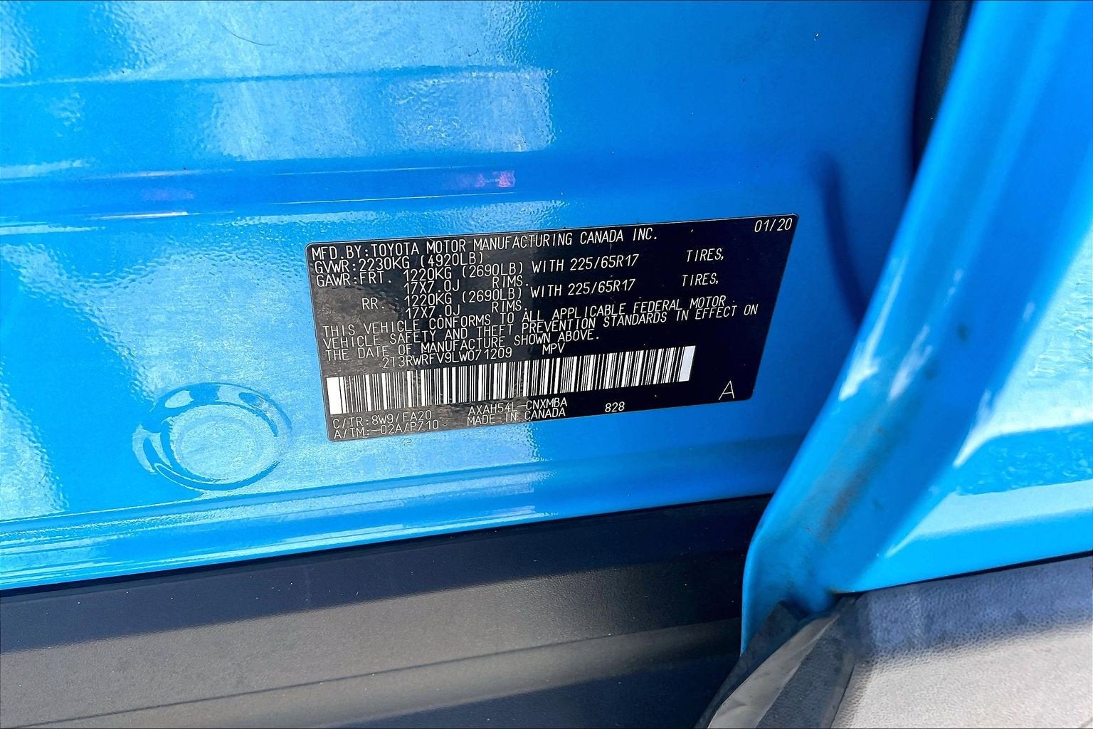 2020 Toyota RAV4 Hybrid XLE