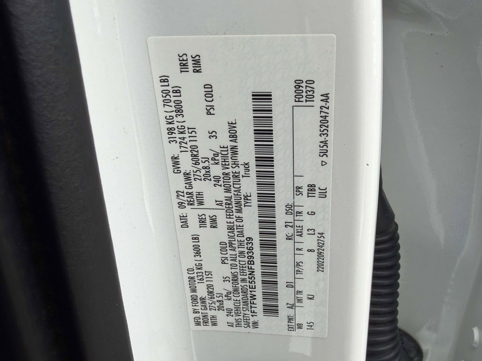 2022 Ford F-150 4WD