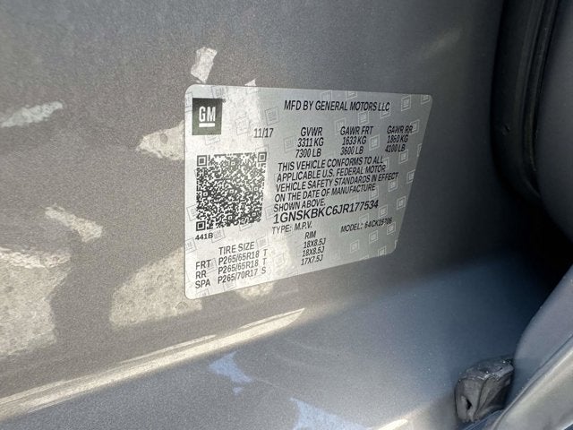 2018 Chevrolet Tahoe LT