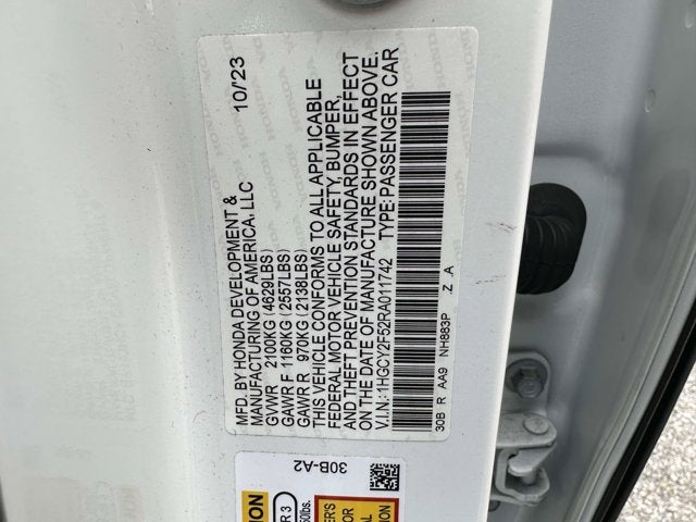 2024 Honda Accord Hybrid Sport
