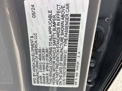 2024 Honda Accord Hybrid Sport