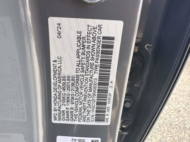 2024 Honda Accord Hybrid Sport-L