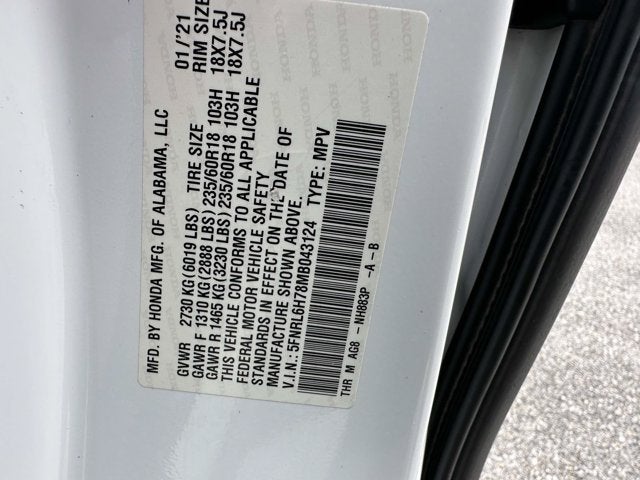 2021 Honda Odyssey EX-L