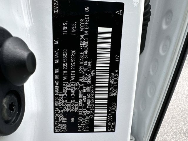 2022 Toyota Highlander Platinum