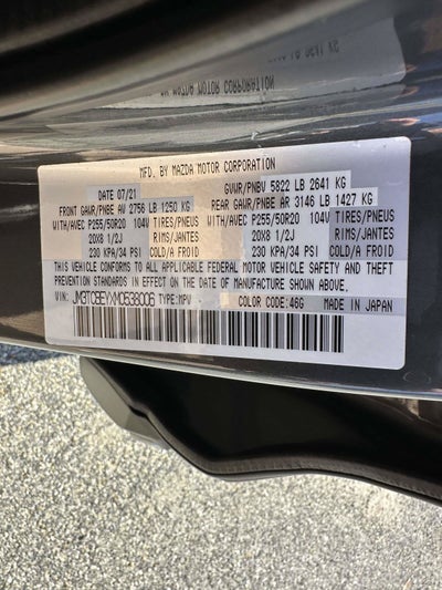 2021 Mazda Mazda CX-9 Signature