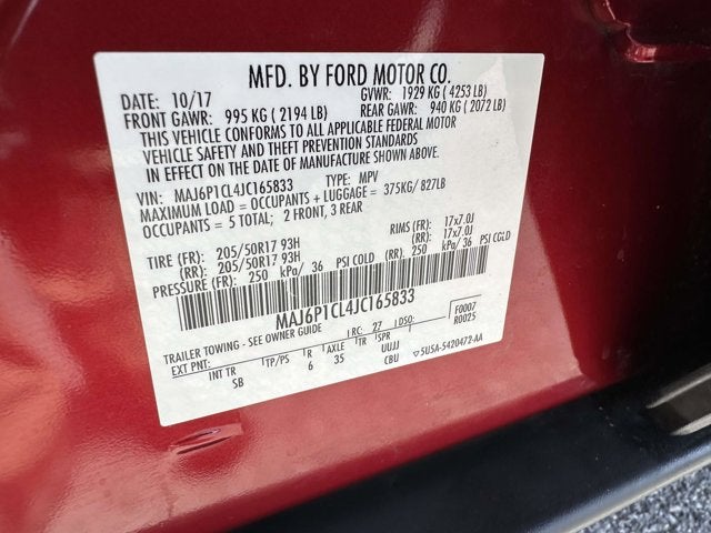 2018 Ford Ecosport SES - Photo 37