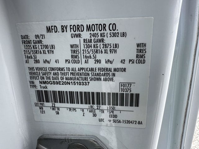 2022 Ford Transit Connect Wagon XL