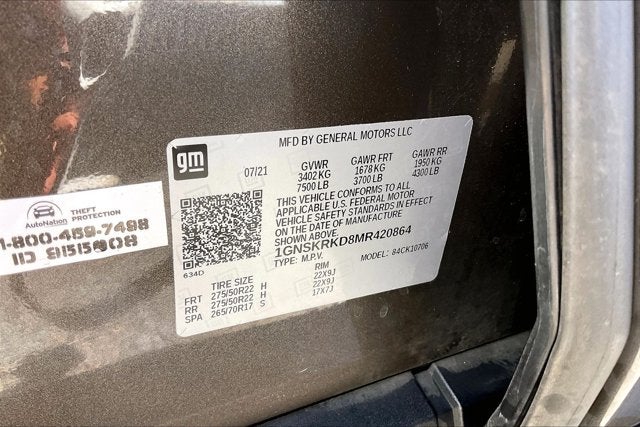 2021 Chevrolet Tahoe RST