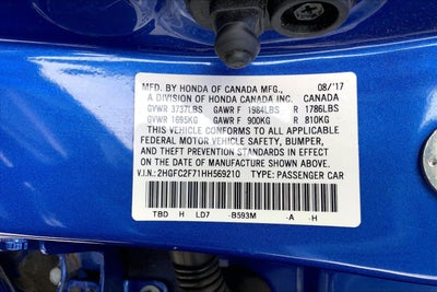 2017 Honda Civic EX