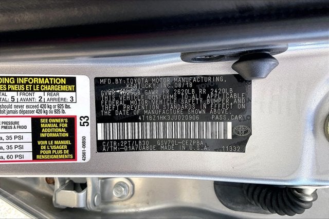 2018 Toyota Camry XSE V6