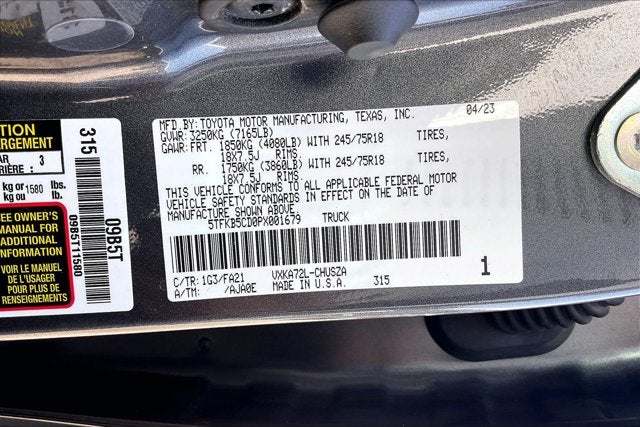2023 Toyota Tundra SR
