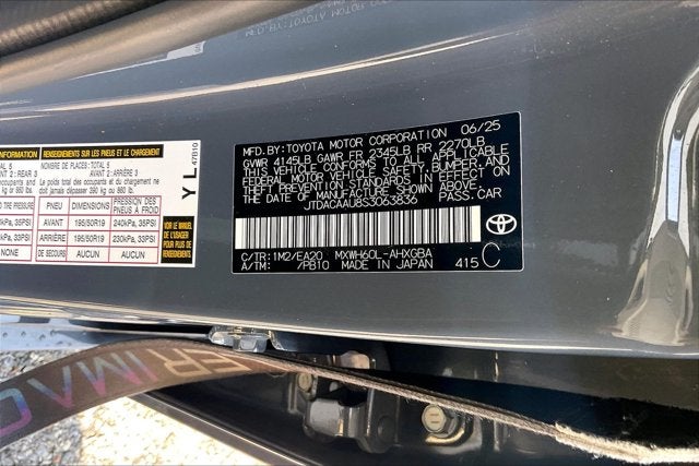 2025 Toyota Prius XLE