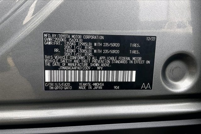 2023 Toyota bZ4X Limited