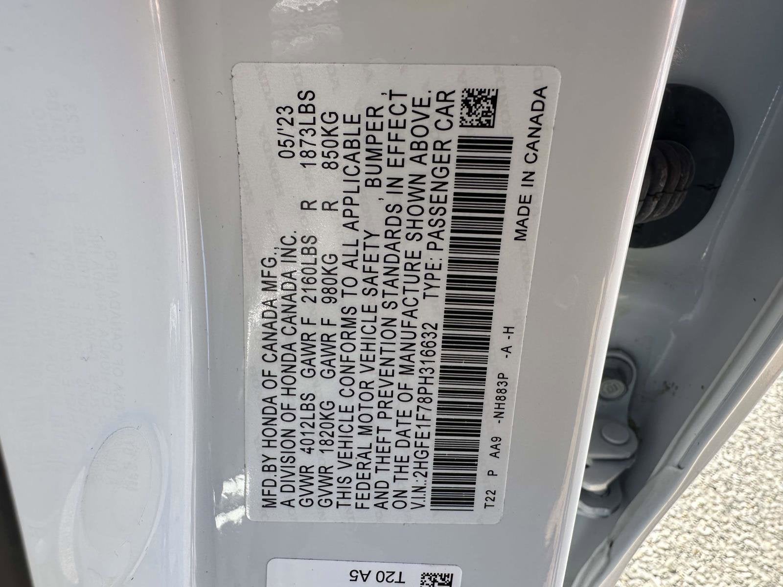 2023 Honda Civic Sedan EX