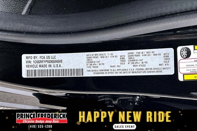 2025 RAM 1500 Big Horn