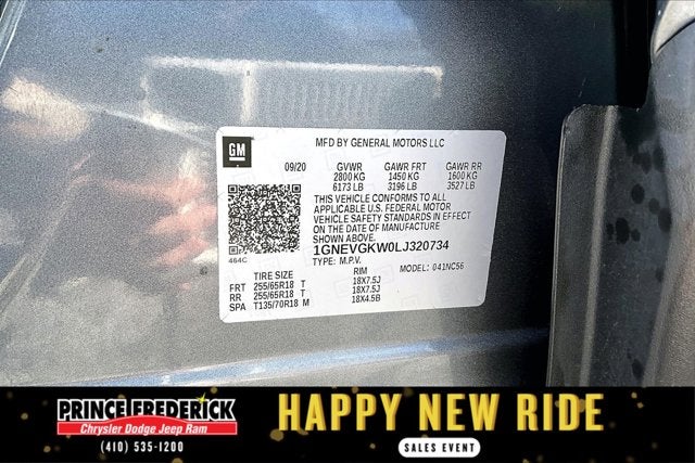 2020 Chevrolet Traverse LT Cloth