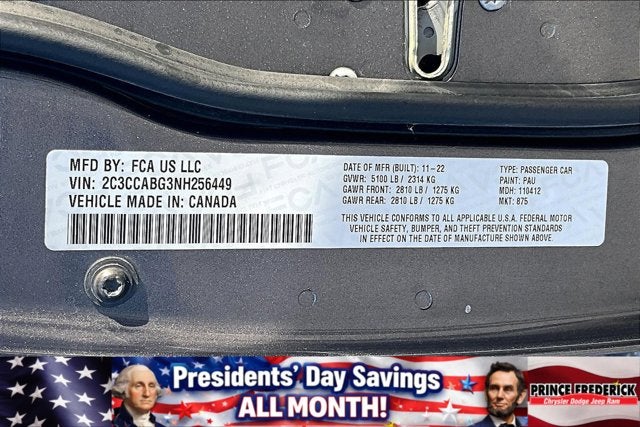 2022 Chrysler 300 300S