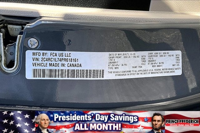 2023 Chrysler Pacifica Hybrid Touring L