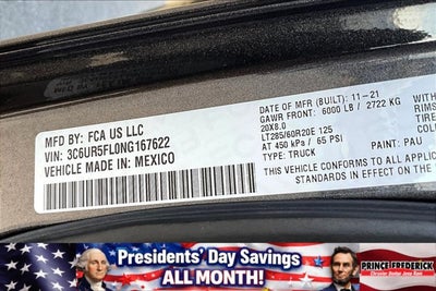 2022 RAM 2500 Laramie