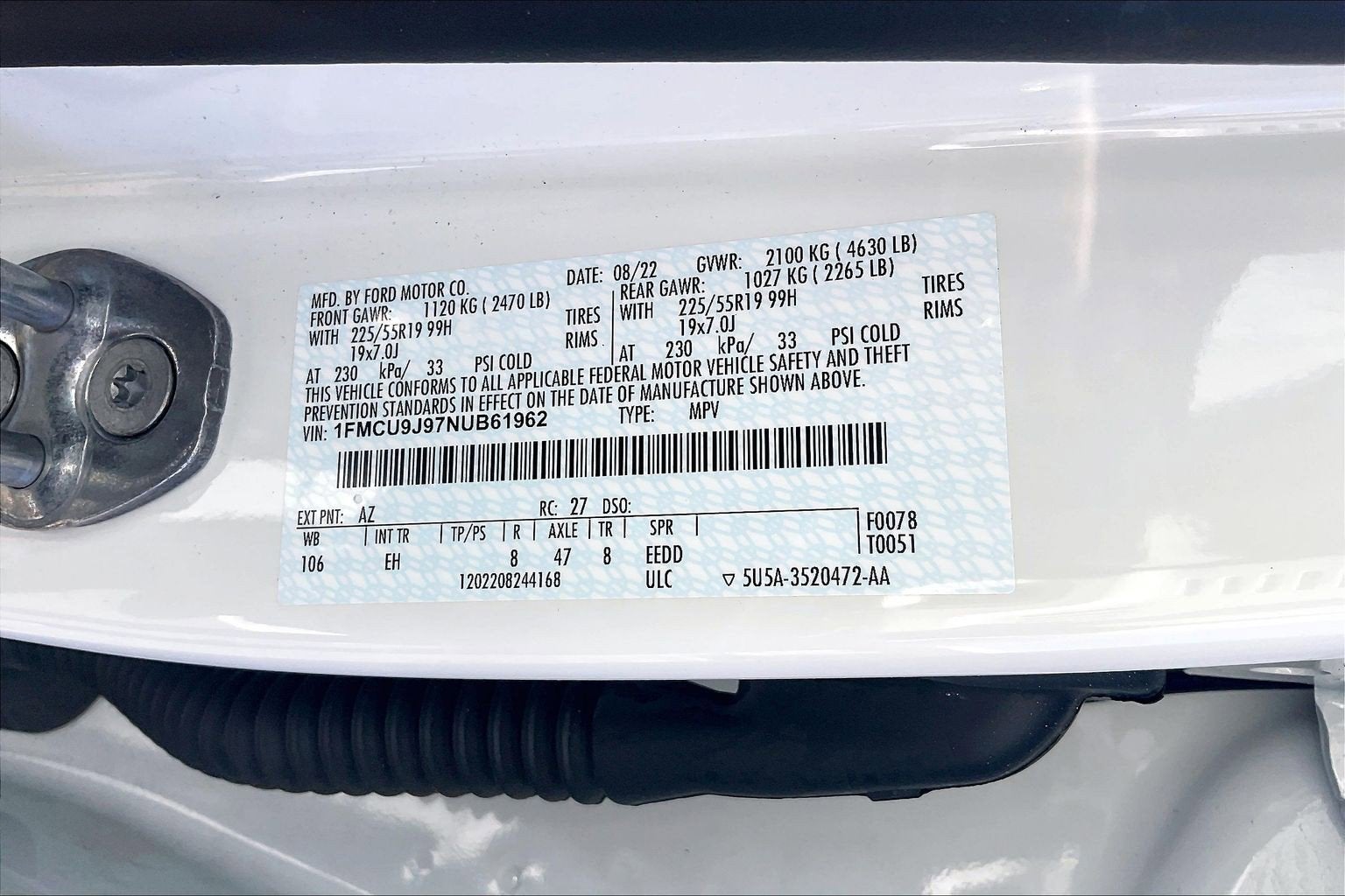 2022 Ford Escape Titanium