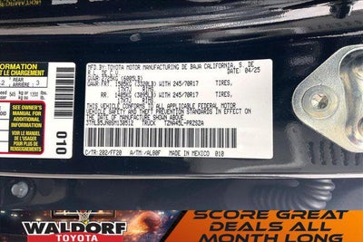 2025 Toyota Tacoma 4WD SR5