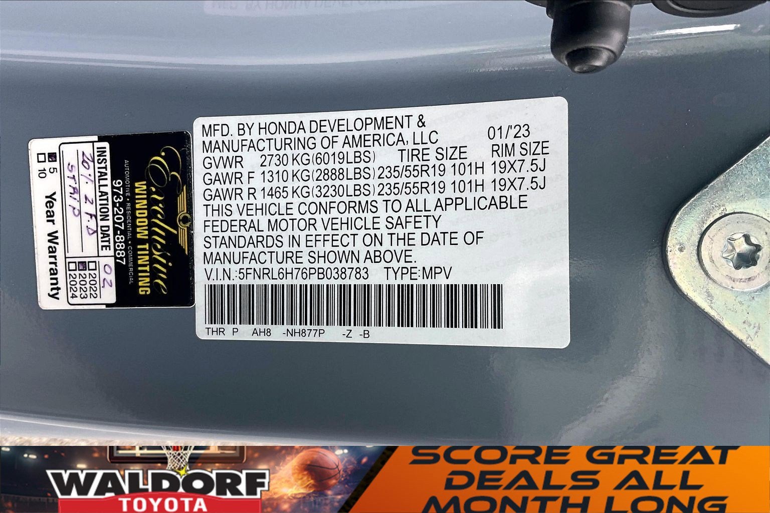 2023 Honda Odyssey Sport