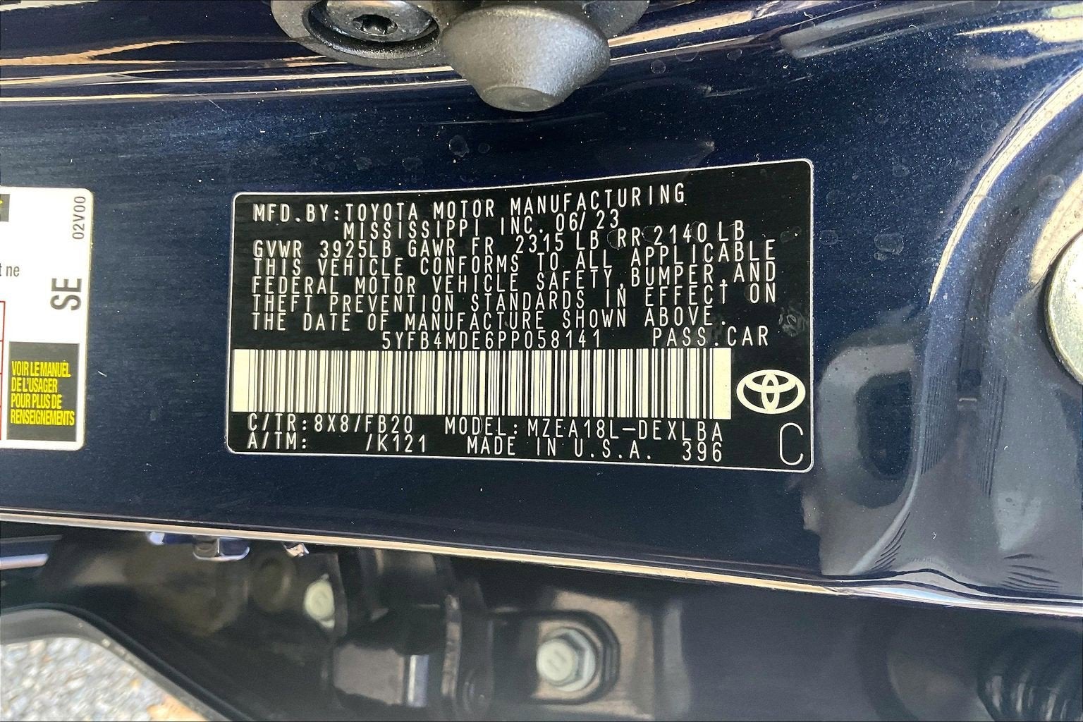 2023 Toyota Corolla LE