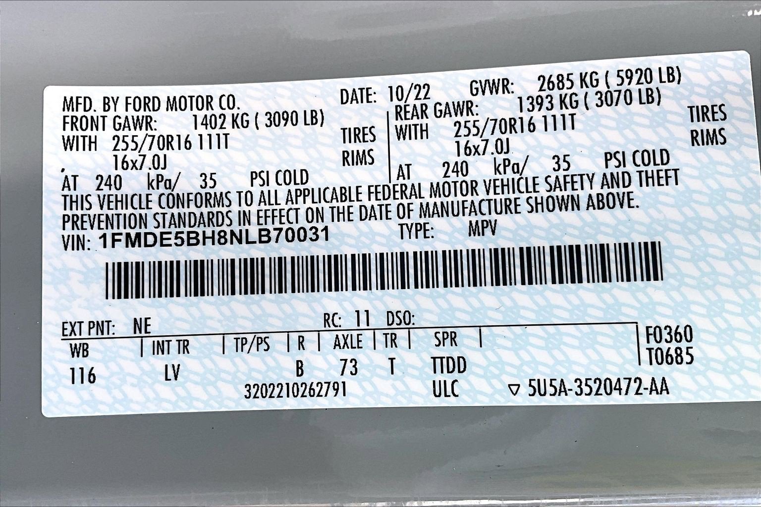 2022 Ford Bronco Base