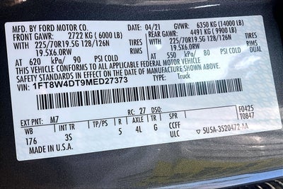 2021 Ford Super Duty F-450 DRW XLT