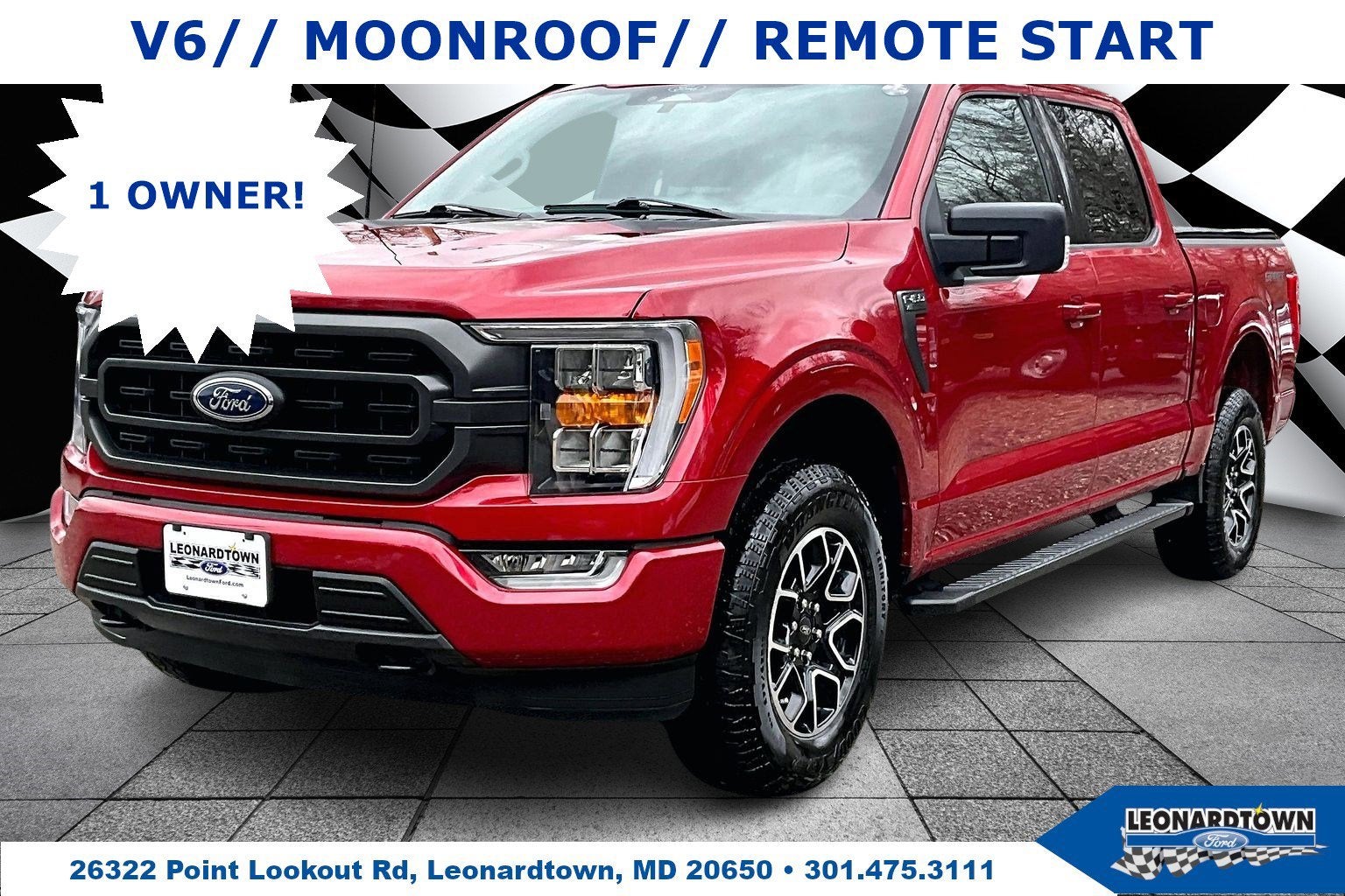 2022 Ford F-150 XLT SPORT MOONROOF