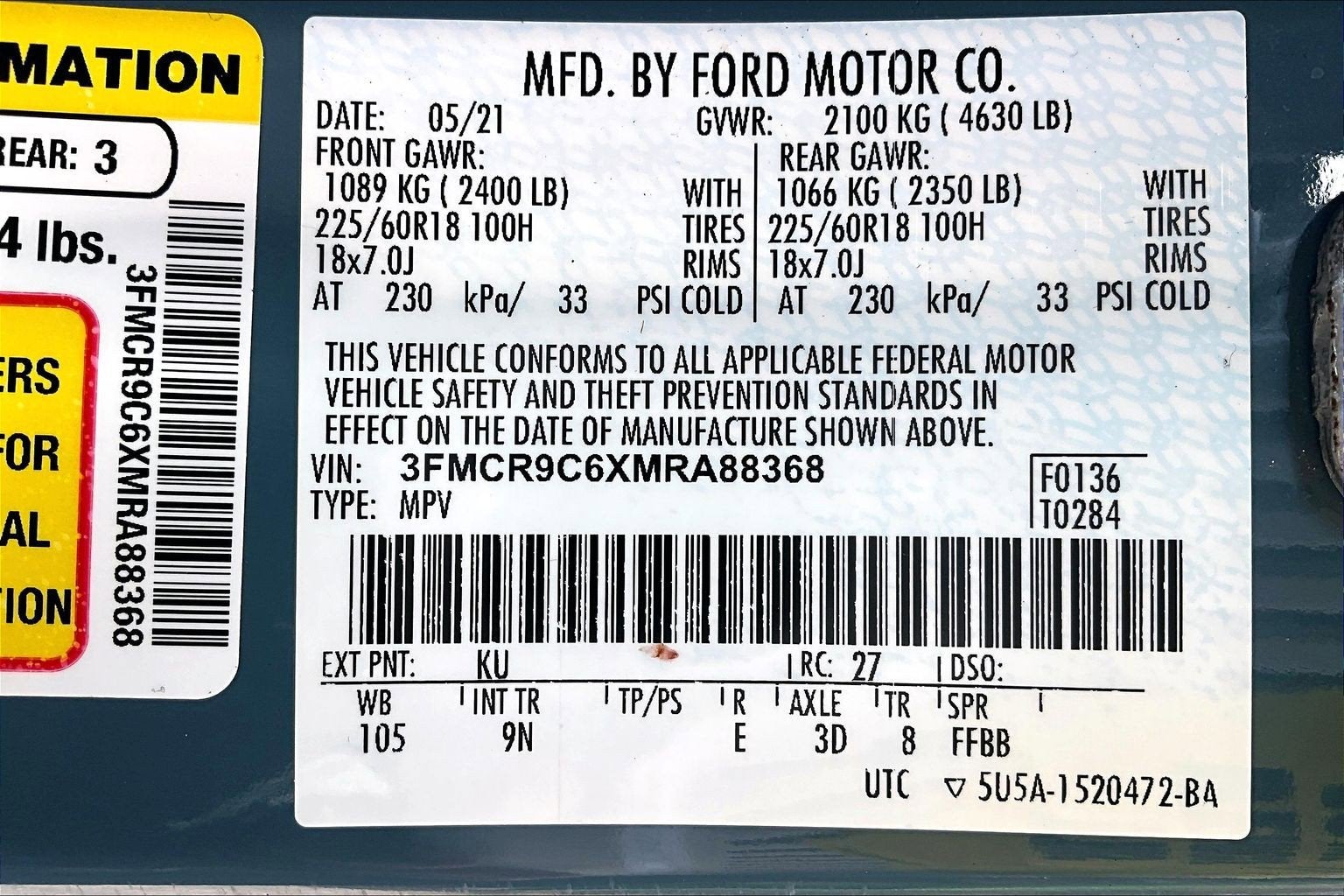 2021 Ford Bronco Sport Outer Banks