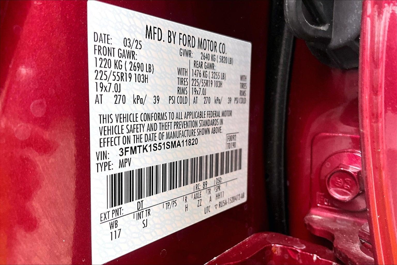 2025 Ford Mustang Mach-E AWD COMFORT PKG