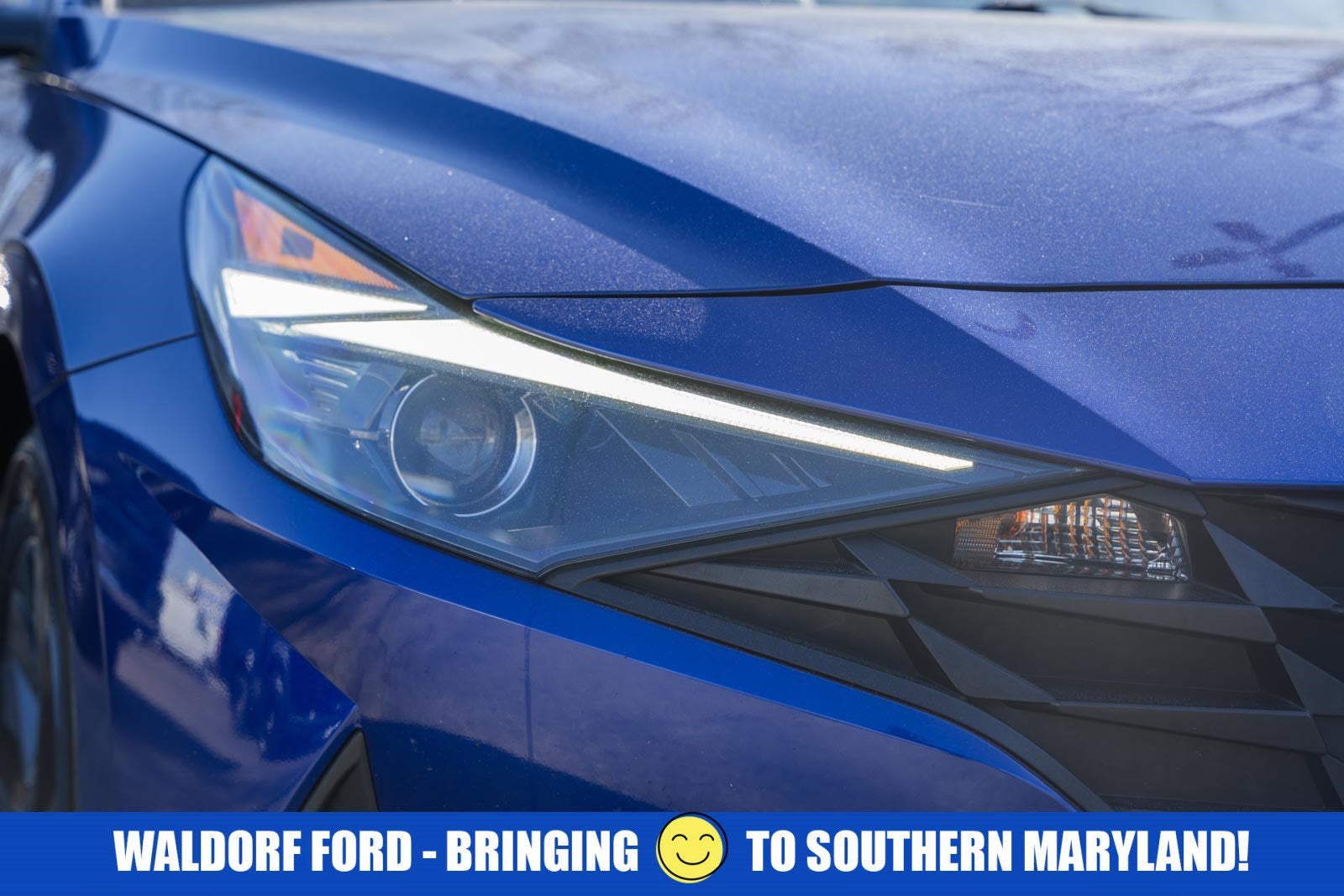 2021 Hyundai Elantra Hybrid Blue