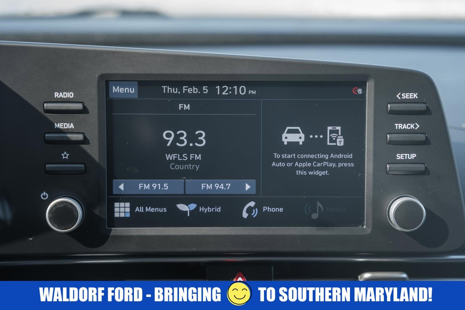 2021 Hyundai Elantra Hybrid Blue