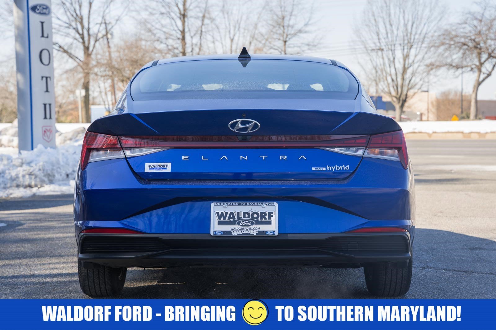 2021 Hyundai Elantra Hybrid Blue