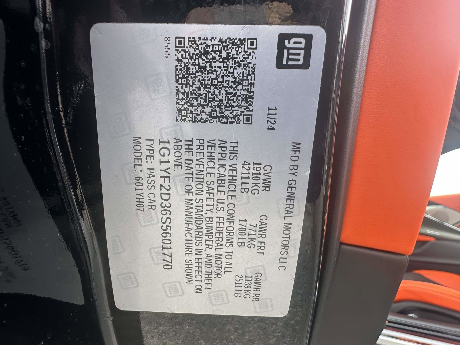 2025 Chevrolet Corvette Z06 3LZ