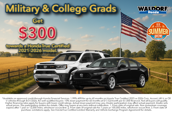 Military & College Grad Offer