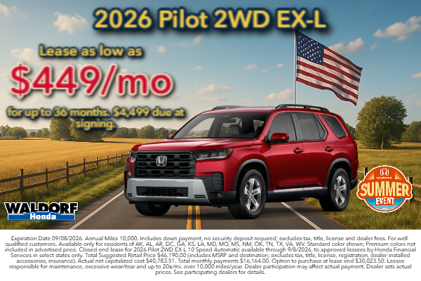 Lease a Pilot for $449/mo!