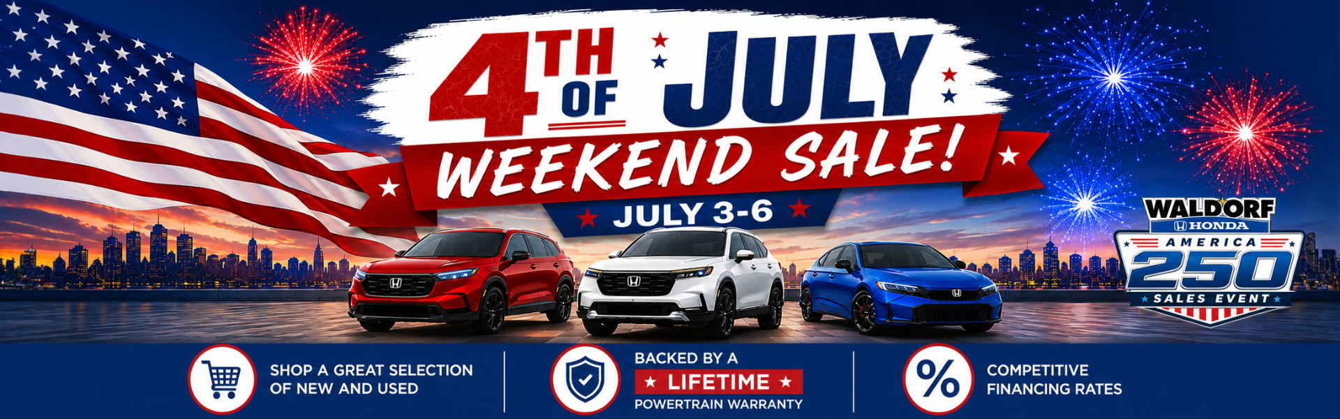 4th of July Weekend Sale